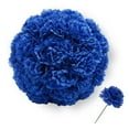 thumbnail image 2 of Silk Carnation Flower, 50 Artificial Flowers, Used for Wedding Decoration DIY Handmade Flowers, Carnation Flower Diameter 3.5 Inches and 6 Inches Stem (Blue), 2 of 8