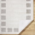 thumbnail image 2 of Livabliss Washable Rugs for Living Room, 5x7 Fossay Shag Modern Light Beige Area Rug, Bedroom Dining Room Home Decor Stain Resistant Carpet (5'3" x 7'), 2 of 7