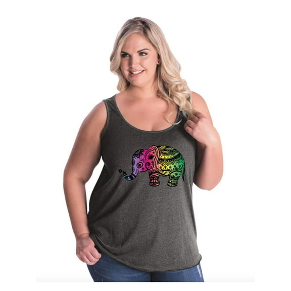 Normal is Boring - Women's Plus Size Tank Top, up to Size 28 - Elephant