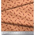 thumbnail image 3 of Soimoi Rayon Fabric Guitar Musical Instrument Decor Fabric Printed Yard 42 Inch Wide, 3 of 3
