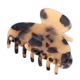 thumbnail image 4 of Minkissy Barrettes pour Cheveux en Acétate Léopard Carrées Tenue pour Cheveux pour Femmes 1 Paquet, 4 of 8