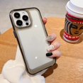 thumbnail image 3 of Luxury Transparent Shockproof Phone Case For iPhone 11 12 13 14 15 Pro X XR XS Max 7 8 Plus Soft Clear Bumper Hard Acrylic Cover, 3 of 5