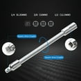 thumbnail image 2 of 3Pcs Flexible Socket Extension Cables 1/4 3/8 1/2 Flex Socket Extension Bar Set Drive Light, 2 of 8