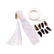 thumbnail image 5 of Juego de púas de dedo para guzheng para niños, accesorios para instrumentos musicales con cinta adhesiva. Marrón, 5 of 9