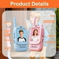thumbnail image 7 of Video Walkie Talkies,Handheld 2 Pack Rechargeable Video Intercom Walkies Talkies,Indoor Outdoor Toys for Family Games,Outside,Camping,Hiking(Blue/Pink), 7 of 7