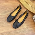 thumbnail image 2 of Ladies' Retro Ballet Flats, Soft Sole, Comfortable Slip-on, 2 of 19
