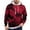Red, variant on Valora Men Sweatshirt Product Classification Men's Hoodies Sweatshirts Product Title Modern Tie Dye Hoodie for Casual Comfort – Relaxed Fit Sweatshirt Suitable for Daily Casual Wear in Fall and