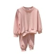 thumbnail image 4 of Kids Sweatsuit Boys Girls Long Sleeve Pullover Sweatshirts and Jogger Pants Athletic Clothing Sets Fall Outfits 1-11 Years, 4 of 4