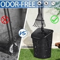 thumbnail image 3 of Suchown Pooper Scooper Swivel Bin & Rake Kit with 40 Waste Bags, 37" Long Handle Adjustable Dog Pooper Scooper for Large Medium Small Dogs, Portable Poop Scooper for Yard Lawn Outdoor, Easy to Clean, 3 of 9