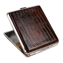 GASTROPOD Retro Leather & Metal Cigarette Box Pouch Case Holder Tobacco Storage Container