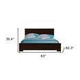 thumbnail image 4 of Espresso Wood Queen Platform Bed, 4 of 4