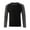28# Black, variant on Men's 3/4 Sleeve Shirts Crew Neck Baseball T Shirts Casual Moisture Wicking Athletic Raglan Tops Black S