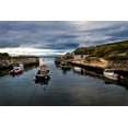 thumbnail image 2 of Amos, Andy 32x23 White Modern Wood Framed Museum Art Print Titled - Fishing Harbor, 2 of 4