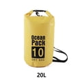 thumbnail image 3 of Waterproof Bags Multifunctional Outdoor Backpack Large-Capacity Equipment Foldable Kayak Rafting Bag Pool Beach Sports Yellow 20L Shoulders, 3 of 9