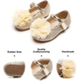 thumbnail image 4 of Toddler Flower Girl Dress Shoes - Girl Ballet Flats Party School Shoes Wedding, 4 of 6