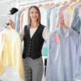 thumbnail image 3 of Pack Of 20 Garment Bags Transparent Garment Covers Plastic Clothes Protector 60 X 90 Cm Hanging Clothes Dustproof Garment Bags For Suits Dresses Jacke, 3 of 5