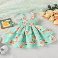 thumbnail image 3 of Bébé Filles Princesse Robe Florale Imprimé Sling Robe Sans Manches, 3 of 7