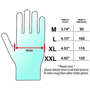 Adenna Dark Light 9 mil Nitrile Powder Free Exam Gloves (Black, X-Large), 100 Count (Pack of 2)