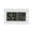 White, variant on Joernso Thermo-Hygrometer Embedded Shell Digital LCD Display ABS Temperature Sensor Humidity Meter Office