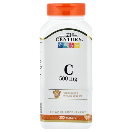 21st Century Vitamin C, 500 mg, 250 Tablets