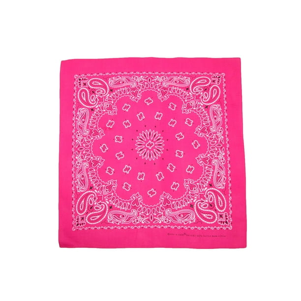 CTM CTM® Cotton Neon Paisley Bandanas