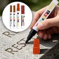 thumbnail image 2 of MOQIN 4PCS Golden Tombstone Marker Pen for Restoring Faded Grave Inscriptions, Quick Dry Gravestone Paint Pen, Mourning Stone Marking Pen, Waterproof & Weather-Resistant, 2 of 9