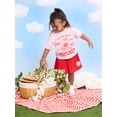 thumbnail image 4 of Wonder Nation x Hello Kitty Toddler Girls Graphic Tee with Short Sleeves, Sizes 12M-5T, 4 of 7