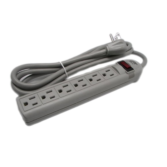 Prise CA 6 8 Pi Cordon d'Alimentation Extra Long Alimentation Électrique Murale Type Plat Prise Parasurtenseur Ruban Interrupteur Adaptateur
