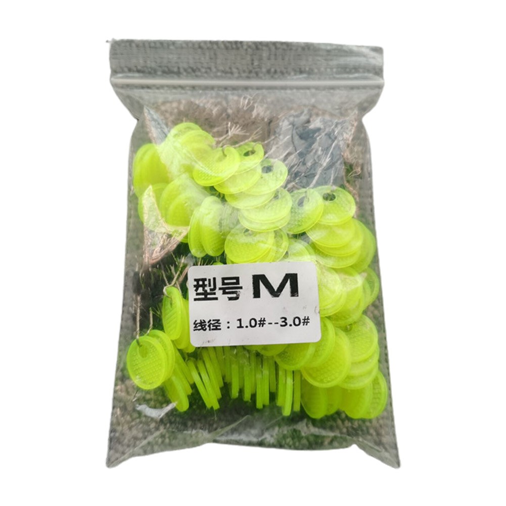 suyin 100 sets of space bean olive type fishing line lock bean stopper