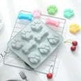 thumbnail image 5 of 6 even cat claw bone cake chocolate silicone mold microwave oven baking ice lattice pudding jelly moldblue, 5 of 5