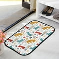 thumbnail image 4 of Floor Door Mats Bath Rugs Childish Funny Dogs Bathroom Carpet Non-Slip Absorbent for Entryway Indoor 23.6x15.7in Carpet Runner, 4 of 7