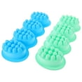 thumbnail image 3 of 2pcs Massage Brush Mold Oval Silicone Soap Mold Bar Mold for DIY Handmade Soap Baking Mold, 3 of 8