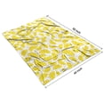 thumbnail image 4 of Yellow Lemon Fruit Slices White Pattern Blanket,Comfortable Soft Flannel Throw Blanket,All Season,Warm Lightweight Blankets for Sofa Bed Couch Living Room Chair,40"x50", 4 of 4