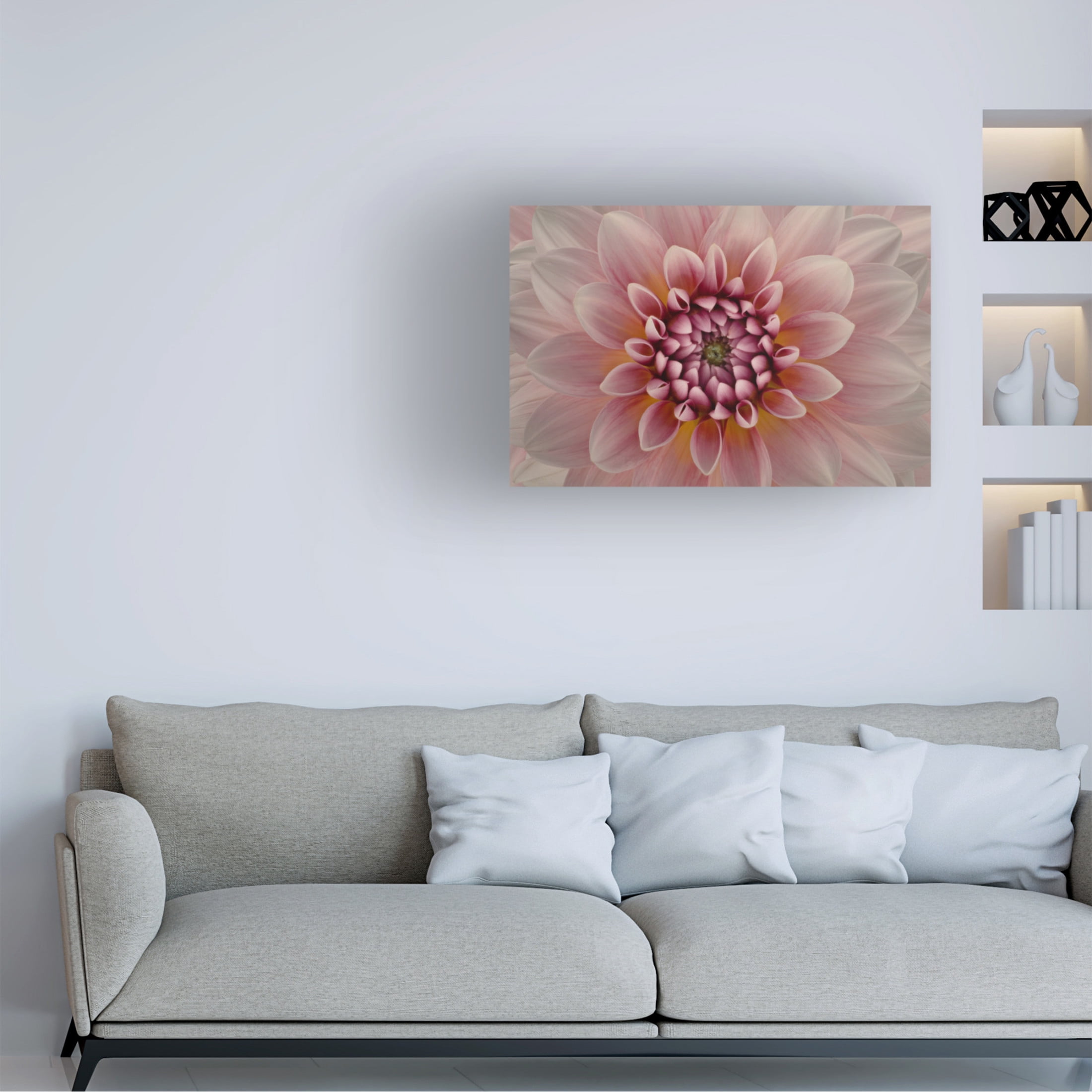 Canvas Wall Art - Richard Urbanski 'Blush' Wall Art for Living Room, Bedroom, or Office Décor by Trademark Fine Art - 19 x 12 Inches