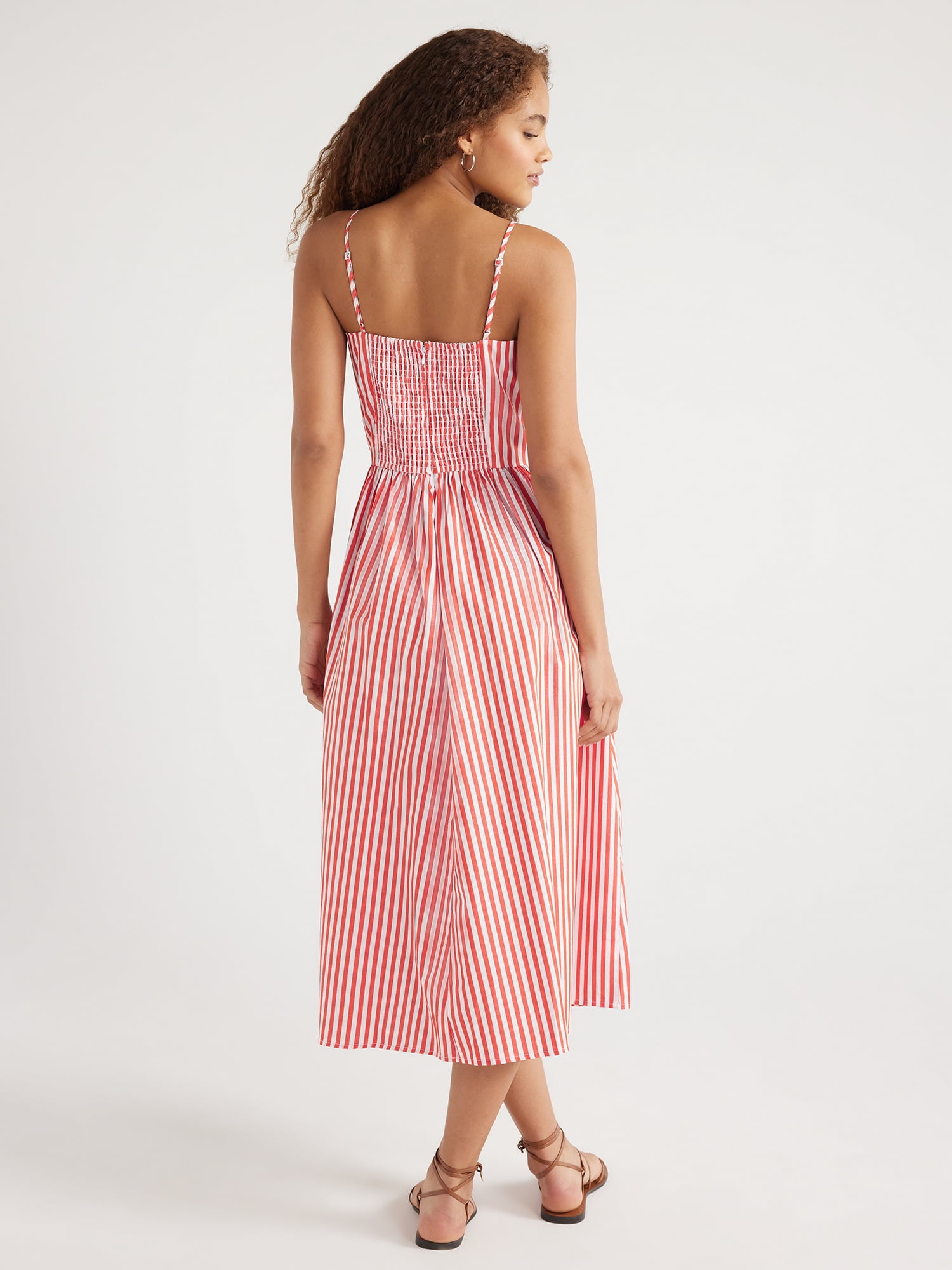 ワンピース Y's 20SS RIGHT GATHER SLEEVELESS DRESS Free Assembly Women's Sleeveless Square Neck Midi Dress