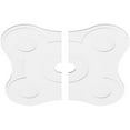 thumbnail image 2 of 40"OD x 5"ID x 14"C x 1"P Luna Architectural Grade PVC Contemporary Ceiling Medallion, Two Piece, 2 of 11