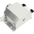 thumbnail image 1 of HUGFEGWE Coolant Radiator Tank Universal 1L Aluminum Alloy Coolant Radiator Overflow Expansion Tank Reservoir Engine Cooling System Upgrade (Silver) CJB91-6107, 1 of 7
