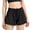 Black, variant on SWSMCLT Women's Running Shorts Quick-Dry High Waisted Elastic Waist Drawstring Tennis Yoga Athletic Sport Pants Summer Casual Lounge Flowy Gym Golf Workout Shorts with Liner Black XX-Large