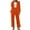 Orange, variant on Ltctricy 2 Piece Blazer Outfits for Women Business Casual Work Office Jacket and Wide Leg Pants Dressy Sets