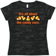 thumbnail image 3 of Inktastic All About the Candy Corn Women's T-Shirt, 3 of 5