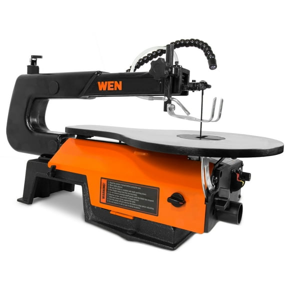 WEN 16-Inch Variable Speed Scroll Saw with Easy-Access Blade Changes and Work Light