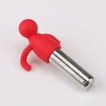 thumbnail image 2 of Loose Tea Brewer Stainless Steel Tea Filter Tea Diffuser For Teapot Silicone Tea Strainer Cute Little Man Tea Lazy Tea Brewer, 2 of 5