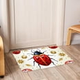 thumbnail image 6 of Ladybird Non-Slip Polyester Bath Rug, Machine Washable Area Rugs for Bathroom and Chair Rug, 6 of 6