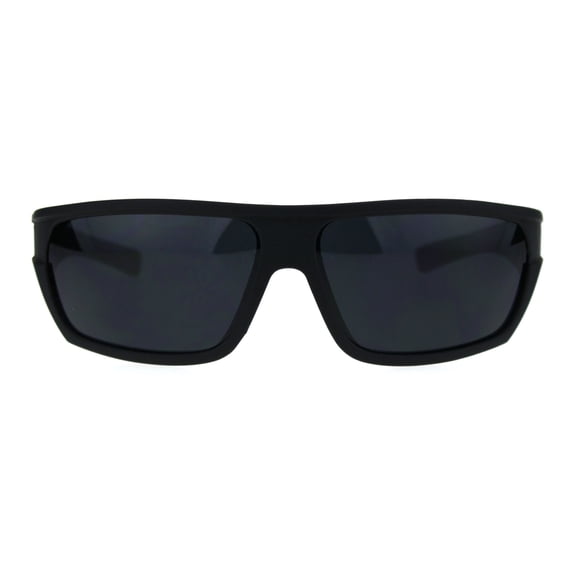 Mens All Black Gangster Flattop Retro Biker Sunglasses Matte Black