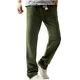 thumbnail image 2 of CEHVOM Spring And Summer Men's Linen Casual Pants Men's Loose Straight Trousers, 2 of 6