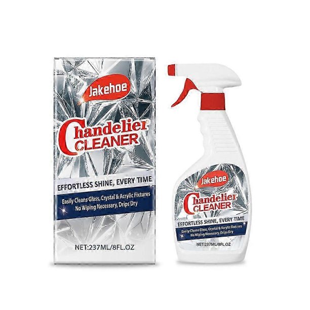Chandelier Cleaner Drip Dry Spray, No Wipe Dust Remover For Chandelier