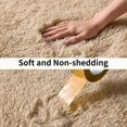 thumbnail image 3 of Camel Large Shaggy Area Rug For Living Room & Bedroom – Stain-Resistant, 3 of 6