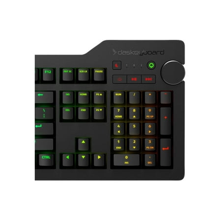 Das Keyboard - 4Q   Professional - Soft Tactile - Cherry MX  RGB Brown Mechnical Keyboard for  WIN LINUX