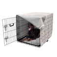 thumbnail image 5 of Anchor Dog Crate Cover, Anchors and Hearts Romantic Beach Holiday Party Gathering Leisure Tour, Easy to Use Pet Kennel Cover Small Dogs Puppies Kittens, 7 Sizes, Vermilion Grey, by Ambesonne, 5 of 6