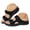 Black, variant on Orthopedic Sandals Women Open Toe Flower Platform Wedge Slides with Arch Support for Plantar Fasciitis Comfortable Walking (Beige,7)